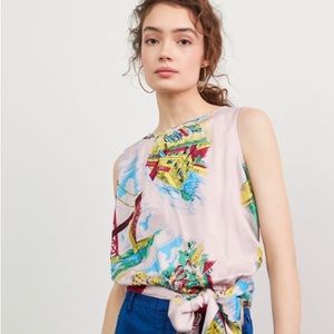 Anthropologie Postcard Wrap Top